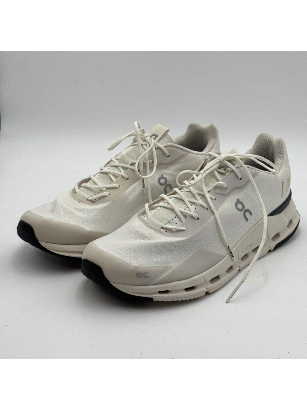 On Running Cloudnova Form White Running Shoes Mens 12 Lifestyle Active Sneakers